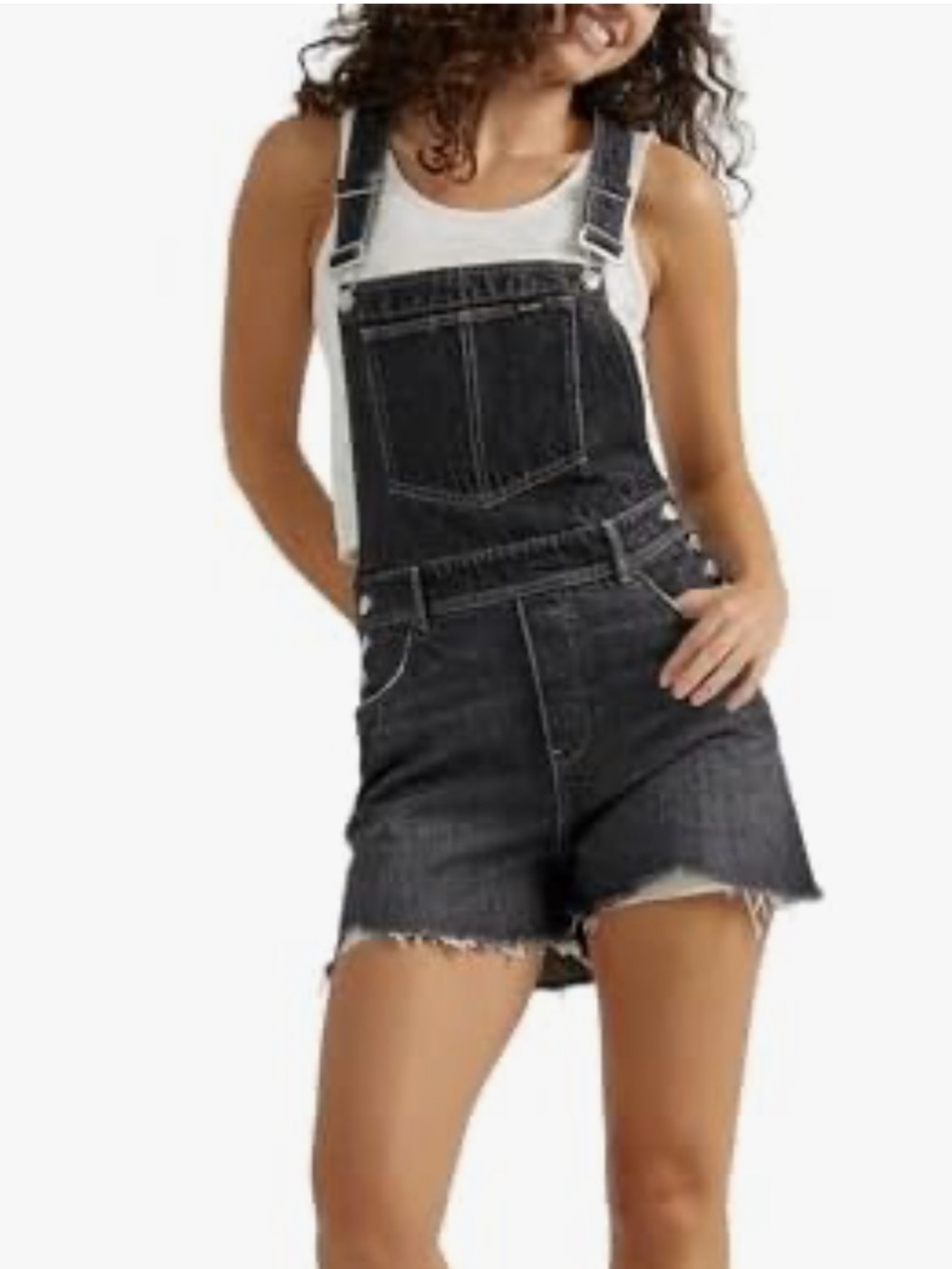 Wrangler Womens Women's Relaxed Fit ShortallWomen's Relaxed Fit Shortall small